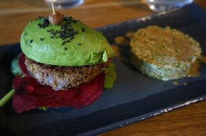 Avocado Burger at Vegan Gorilla in Nice