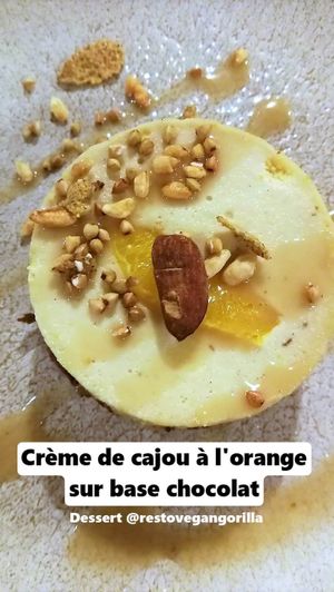 Dessert at Vegan Gorilla in Nice