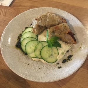 Samosas at Vegan Gorilla in Nice