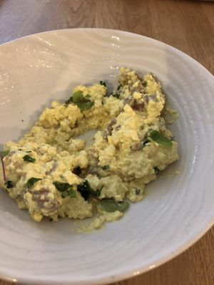 Tofu brouille at Vegan Gorilla in Nice