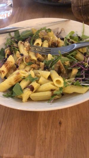 Penne at Vegan Gorilla in Nice