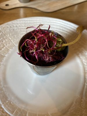 Veganes Tartar  at Vegan Gorilla in Nice