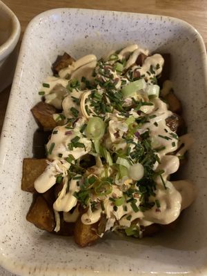 Patatas Bravas at Vegan Gorilla in Nice