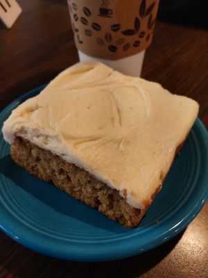 Vegan Zucchini Bar at The Coffeehouse and Deli in Normal