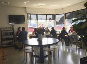 Interior at Serotonin Eatery in Burnley