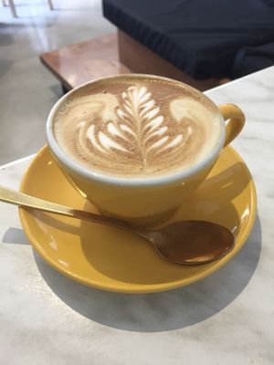 Coffee at Serotonin Eatery in Burnley