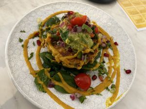 Fritters  at Serotonin Eatery in Burnley