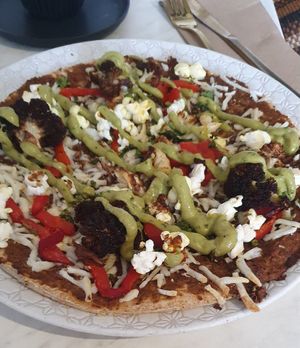 Pizza at Serotonin Eatery in Burnley