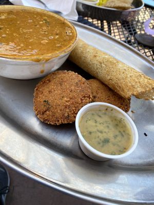 Vegan Sampler  at Annapurna's World Vegetarian Cafe - UNM in Albuquerque