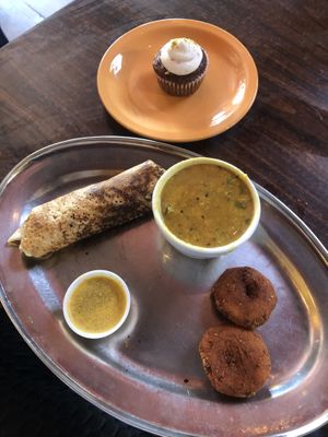   at Annapurna's World Vegetarian Cafe - UNM in Albuquerque