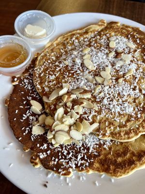 Cardamom pancakes  at Annapurna's World Vegetarian Cafe - UNM in Albuquerque