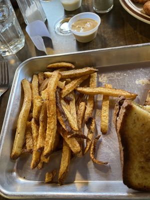 Masala fries   at Annapurna's World Vegetarian Cafe - UNM in Albuquerque