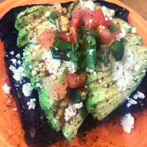 Avocado Toast at Annapurna's World Vegetarian Cafe - UNM in Albuquerque