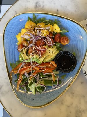 mango salad at Mango Vegan Street Food - Powisle in Warsaw