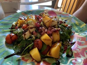 Mango salad at Mango Vegan Street Food - Powisle in Warsaw