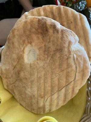 Pita bread at Mango Vegan Street Food - Powisle in Warsaw