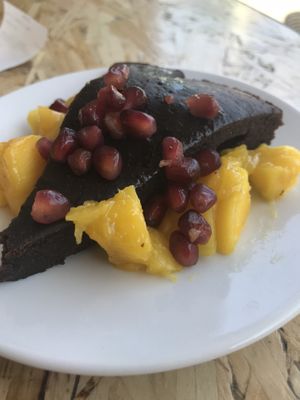 Vegan brownie  at Mango Vegan Street Food - Powisle in Warsaw
