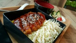Tonkatsu Rice Set  at Brown Poodle in Penang