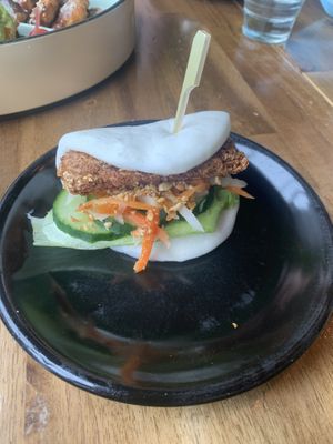Duck bun at V Series in Kew