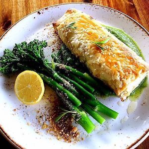 Mushroom Filo Pie at V Series in Kew