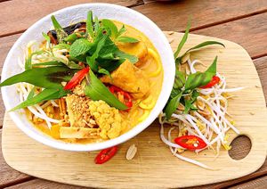 Malaysian curry Laksa at V Series in Kew
