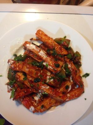 Honey Chilly Potatoes at EL Cafe International Vegan Food in Phan Thiet