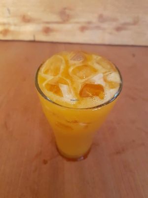 #fresh #mango #icetea #so #delicious #elcafe  at EL Cafe International Vegan Food in Phan Thiet