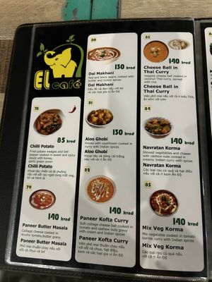Menu  at EL Cafe International Vegan Food in Phan Thiet