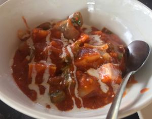 Cooked veges with cottage cheese  at EL Cafe International Vegan Food in Phan Thiet