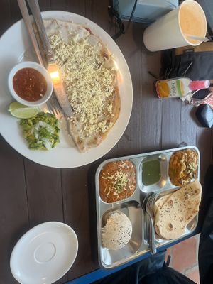 We already started eating. The food was amazing!   at EL Cafe International Vegan Food in Phan Thiet