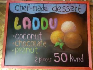 Sweet organic vegan balls  at EL Cafe International Vegan Food in Phan Thiet