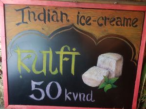Vegan ice cream at EL Cafe International Vegan Food in Phan Thiet