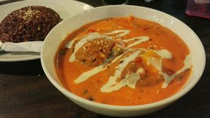 vegetable balls at EL Cafe International Vegan Food in Phan Thiet