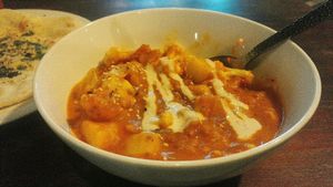 aloo gobi at EL Cafe International Vegan Food in Phan Thiet