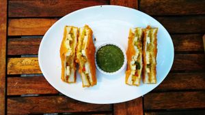 Bread pakora's.  at EL Cafe International Vegan Food in Phan Thiet