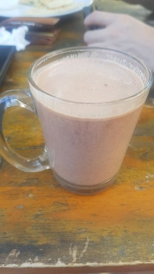 Hot choc at EL Cafe International Vegan Food in Phan Thiet