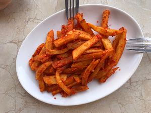 Peri peri fries at EL Cafe International Vegan Food in Phan Thiet