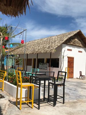 Restaurant area at EL Cafe International Vegan Food in Phan Thiet