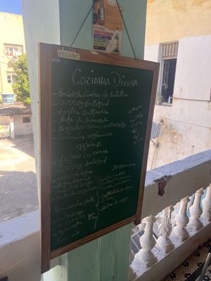 Cardápio do dia #Veganuary at Cozinha Divina in Olinda