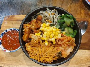 Bibimbap at Vegeme in South Brisbane