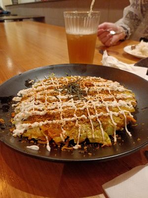 Okonomiyaki  at Vegeme in South Brisbane