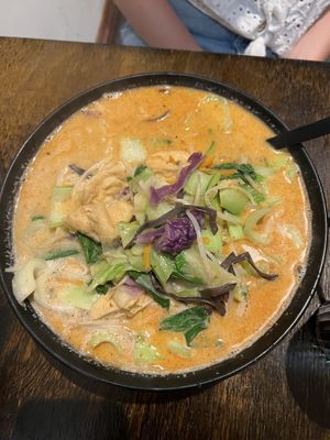#10 Laksa noodle soup (massive!!)  at Vegeme in South Brisbane