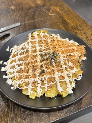 Okonomiyaki  at Vegeme in South Brisbane