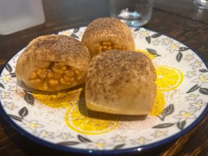 Cinnamon buns  at Vegeme in South Brisbane