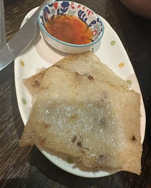 Radish cake   at Vegeme in South Brisbane