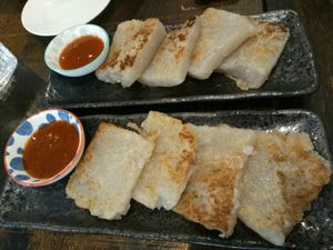 Radish cake at Vegeme in South Brisbane