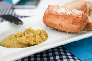 green olive tapenade at El Karmem in Malaga