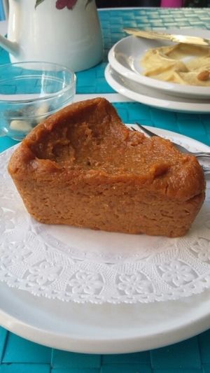 carrot cake at El Karmem in Malaga