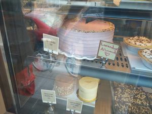 lavender almond cake at Back to Eden Bakery - Food Cart in Portland