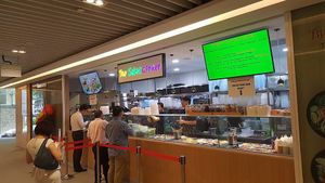 Shop front at The Salad Corner - Cecil Street in Central Singapore